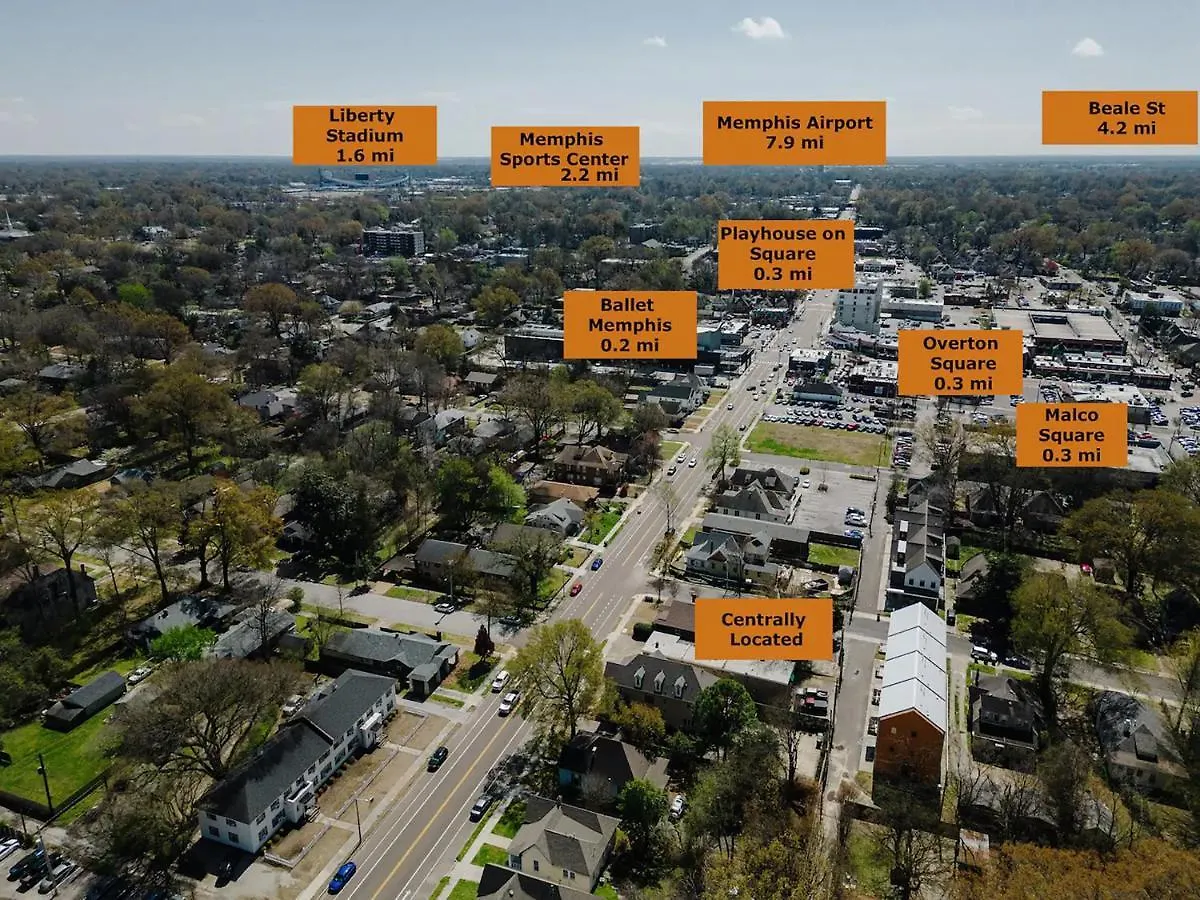 Appartement Centrally Located 2Br Overton Square Unit 1 Fast Wifi Free Parking Yes Pets Memphis